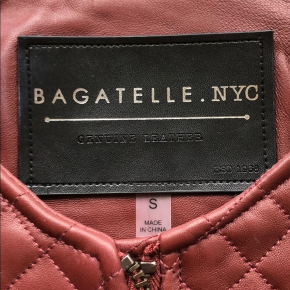 NWT Quilted Authentic Leather Bagatelle - Picture 3 of 7